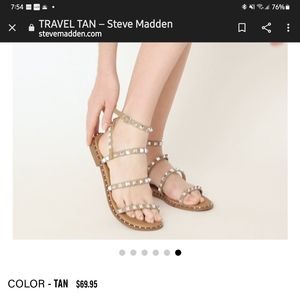 Sandal, Steve Madden Travel Gladiator, Size 8